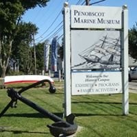 Entrance sign at the Penobscot Marine Museum