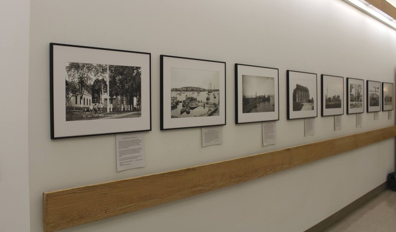 Photo display at the Penobscot Marine Museum