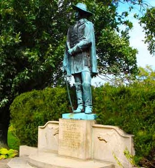 The statue was erected by the Ohio State Archeological and Historical society in 1931. 