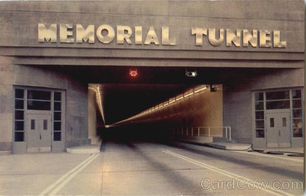 Interior view of the Memorial Tunnel