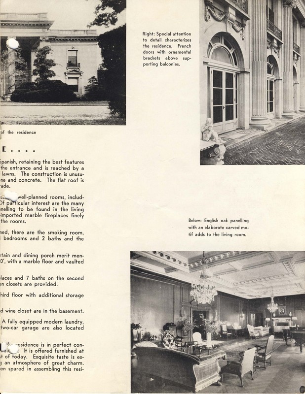 Rare photographs of the Knollwood Estate's interior