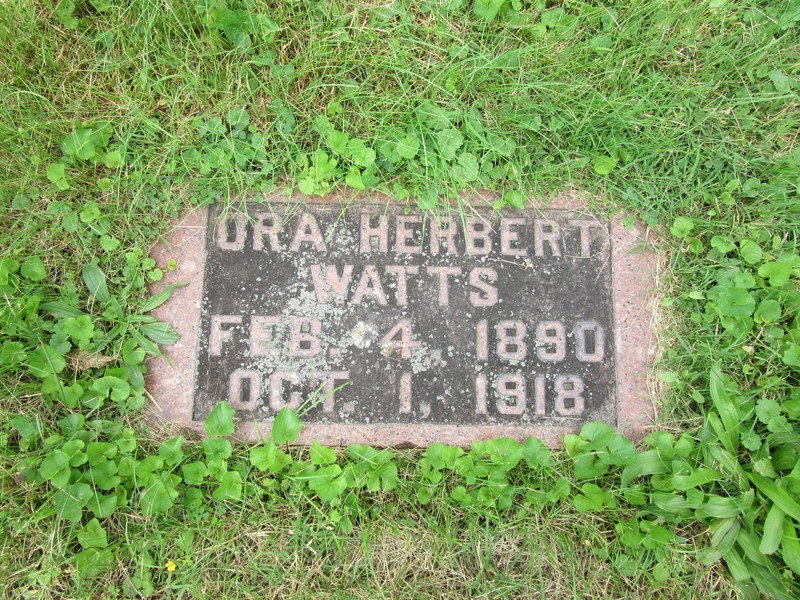 Headstone at Spring Hill Cemetery