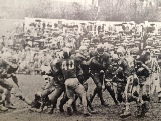 Charleston High School vs Stonewall Jackson High School at Laidley Field 1959. 