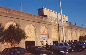 Exterior of Spartan Municipal Stadium