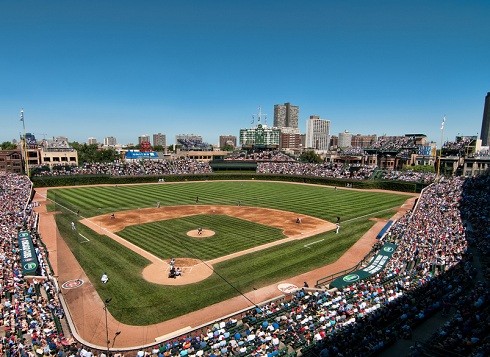 Wrigley Field before the four year, $375 million dollar renovation project began at the end of the 2014 season.