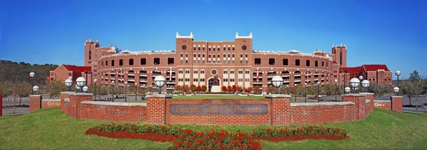 Langford Green, the courtyard in front of Doak Campbell Stadium.