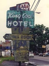 The old welcome sign