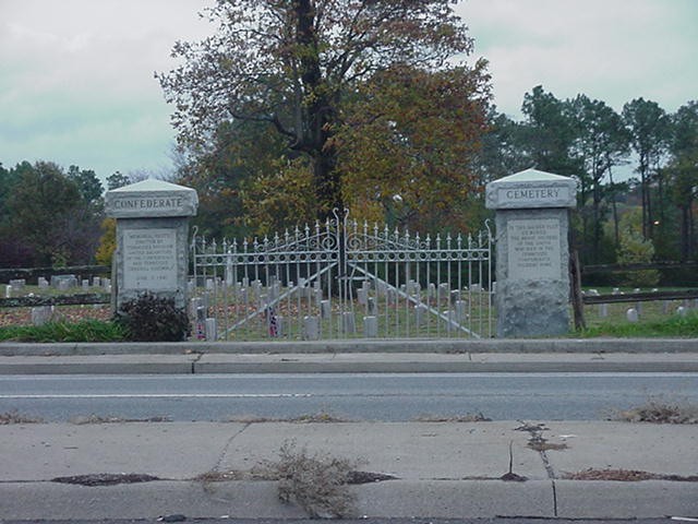 CEMETERY Entry at the Tennessee Confederate Soldiers Home Cemetery
by Joseph P Abel 6/11/06