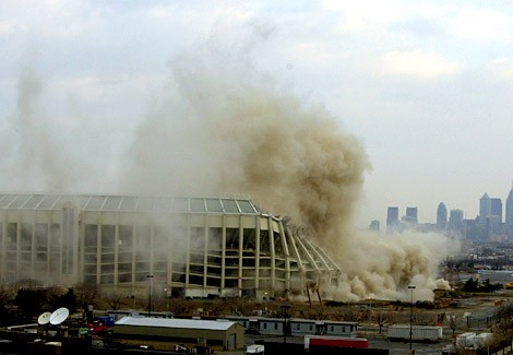 The razing of "The Vet" on  March 24th, 2004