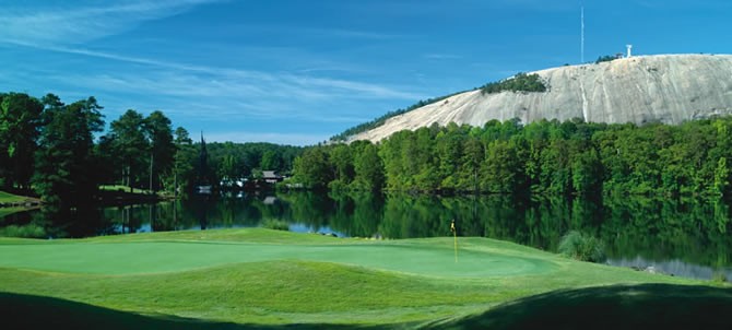 A view of the Mountain from the surrounding park areas.