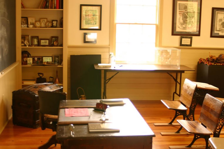 The school includes a photo of Ms. Buckner, a reminder that one person can do a great deal to preserve historic sites.