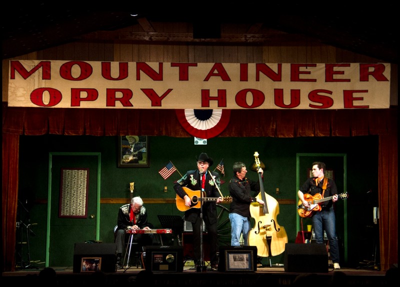 Bands performing at the Opry House.