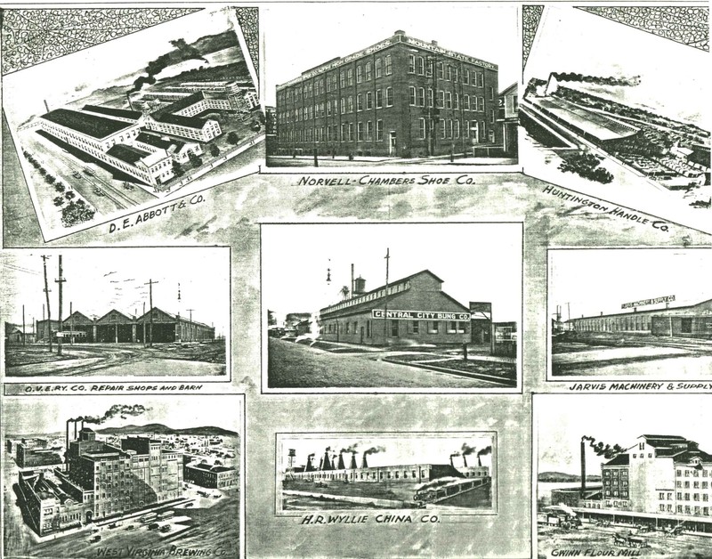 Additional factories from Central City and the surrounding area. Image courtesy of the West Huntington Public Library. 