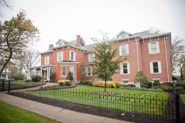 The outside of the Delta Zeta museum. This museum has decades of history within its red brick walls.