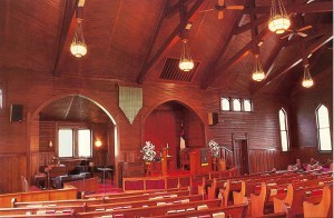 Established in 1912, this building is thought to be the largest structure in the world built entirely of American Chestnut lumber.