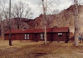 The Wapiti Ranger Station was the first ranger station built by the United States Forest Service. It is a National Historic Landmark.