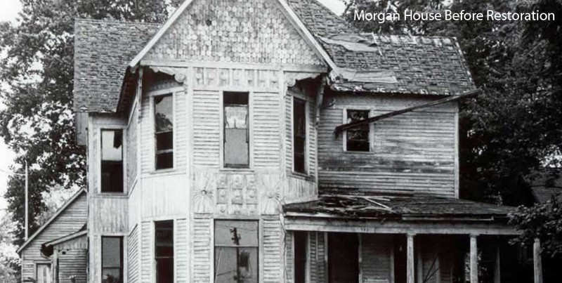 Morgan House prior to its 1980s renovation 