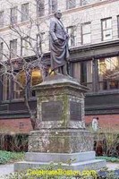 Statue of Josiah Quincy, mayor of Boston, President of Harvard, and member of Congress. 