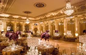 The hotel ballroom has been the location of many celebrity weddings