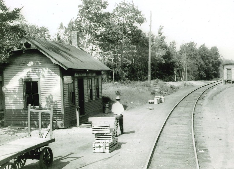 Image of the West Hopkinton station.  