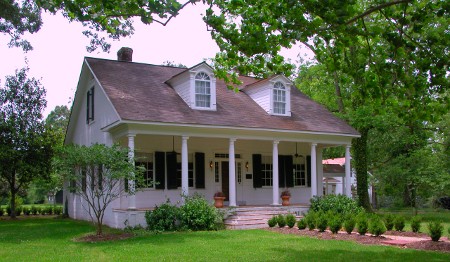 Thomas Freeman built this home in 1820. Freeman, like the other owners of the property, owned slaves who lived in four cabins near the home. 