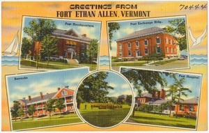 Post Card of Fort Ethan Allen