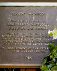 The Blount Mansion is a Registered National Historic Landmark. Marker photo courtesy of the official website.