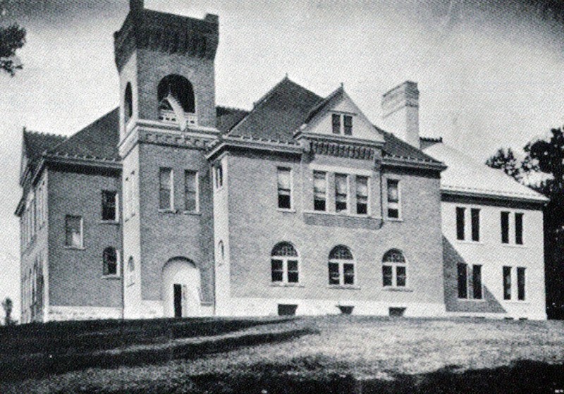 Harrison School Building, east elevation, 1907