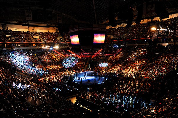 KeyArena in 2012 as it hosted a UFC Mixed Martial Arts event. Apart from housing a few different tenants, the venue also holds several concerts and other sporting events throughout the year.