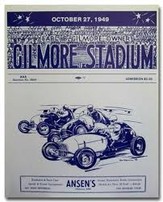 Program for Midget Car races at Gilmore Stadium