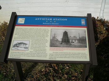 Antietam Station - Civil War Trails Interpretive Marker