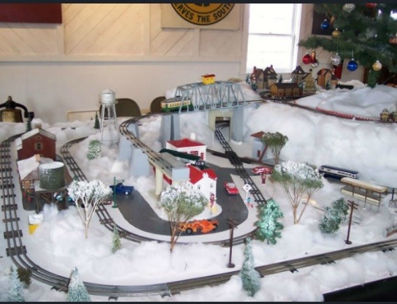 Winter Scene Display inside the museum