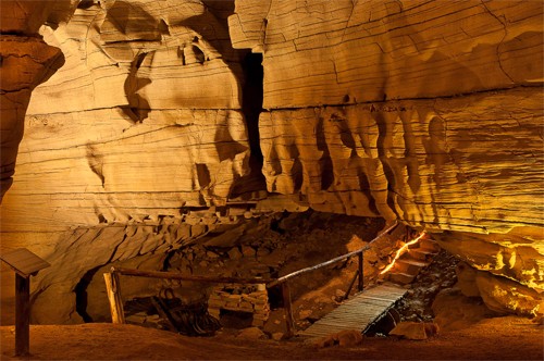 The cave is normally closed to the public with the exception of open houses that feature tours led by members of the Rockcastle Karst Conservancy.