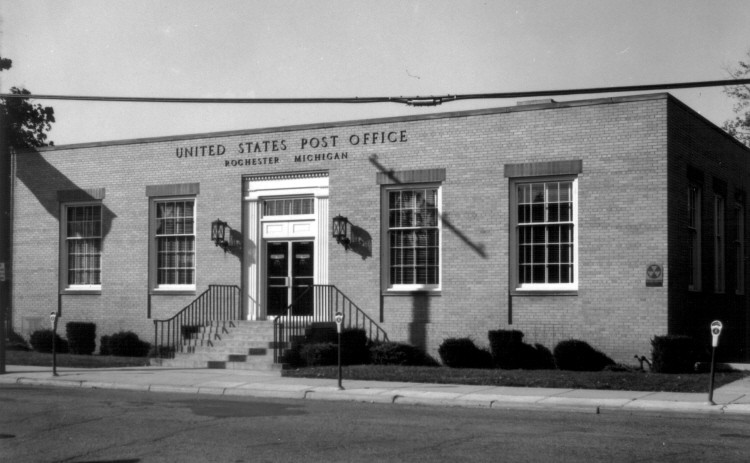 Rochester Post Office, south elevation, 1988