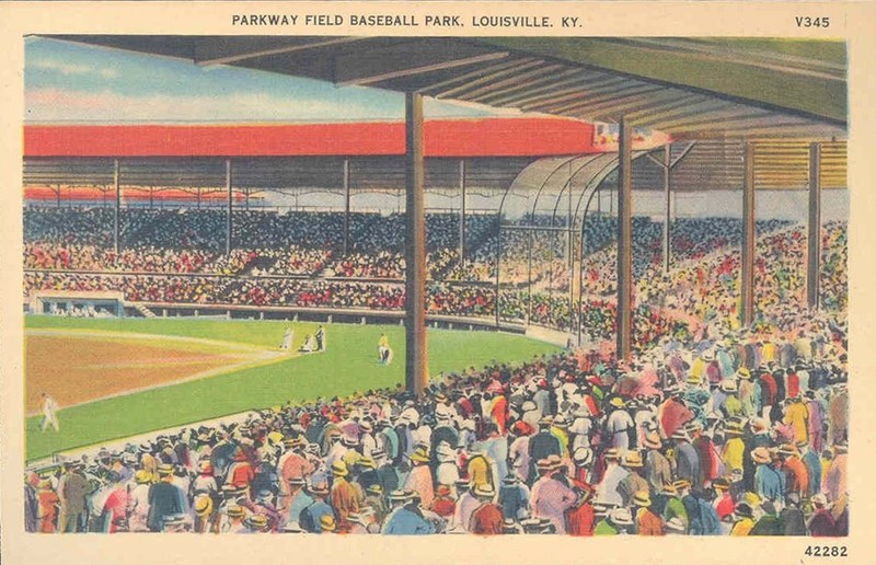 Parkway Field, Louisville, Kentucky (Postcard Publisher Kyle Co., Louisville KY)