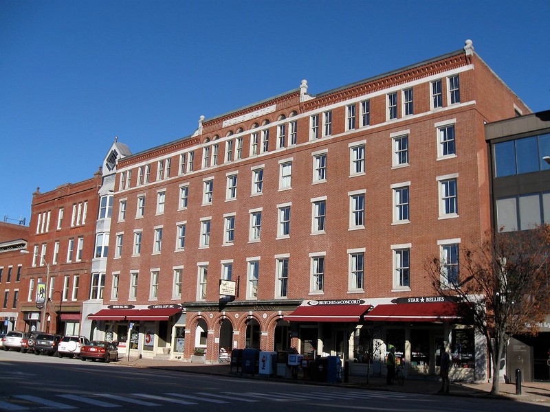 Eagle Hotel (Concord, NH), built in 1854.