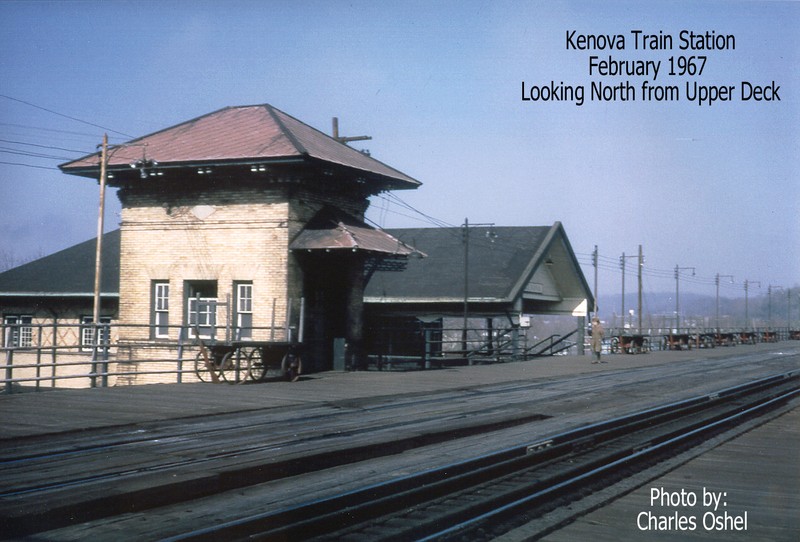 Looking north from the upper deck. Image courtesy of the Kenova Historical Commission.