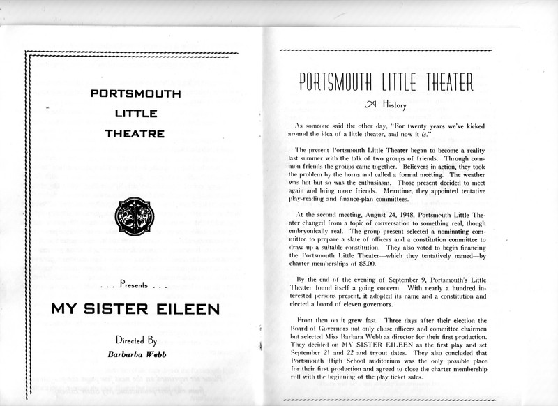 History of Portsmouth Little Theatre