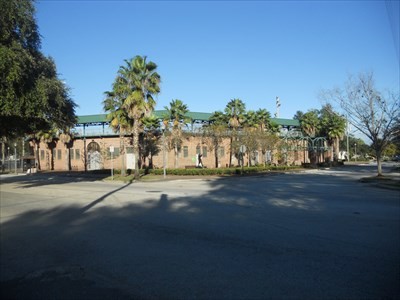 The stadium from outside.