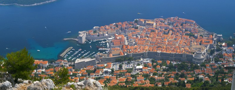 Overlooking the City Walls and Old City