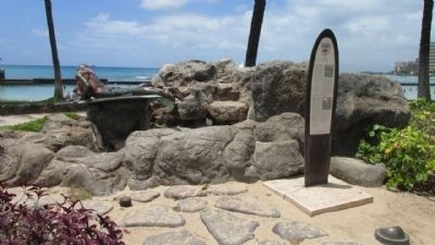 Waikiki Marker from a Short Distance