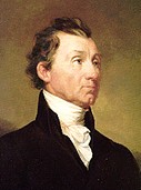 Famous Charles Wilson Peale portrait of James Monroe