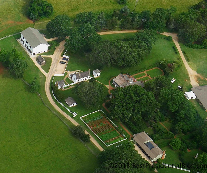 Birdseye view of Ash Lawn-Highland