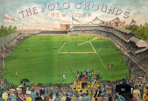 The first stadium known as the Polo Grounds was located just north of Central Park. 