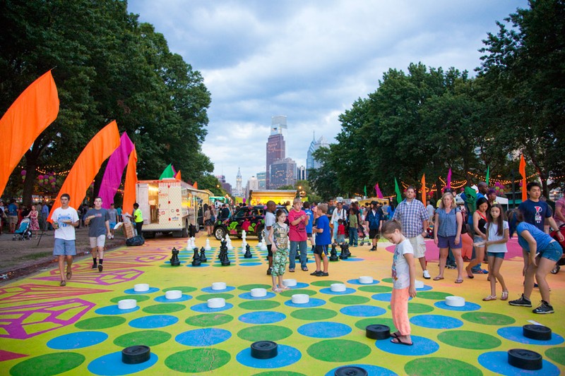 The Oval offers a wide array of activities and amenities, and features park spaces that all ages can easily access and enjoy.