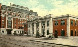 Historic photo of the Willard Hotel.
http://www.vandalia.org/grafton.htm