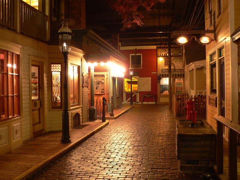 The Streets of Old Milwaukee is one of the most popular exhibits at the museum.