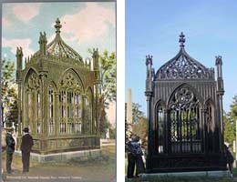 James Monroe Tome in 1920s (R) and as it looks today (L). Courtesy of VCU Libraries.
