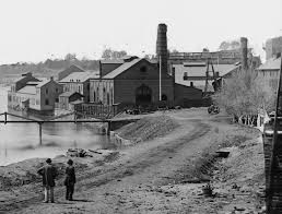 Tredegar Iron works prior to Union occupation of Richmond