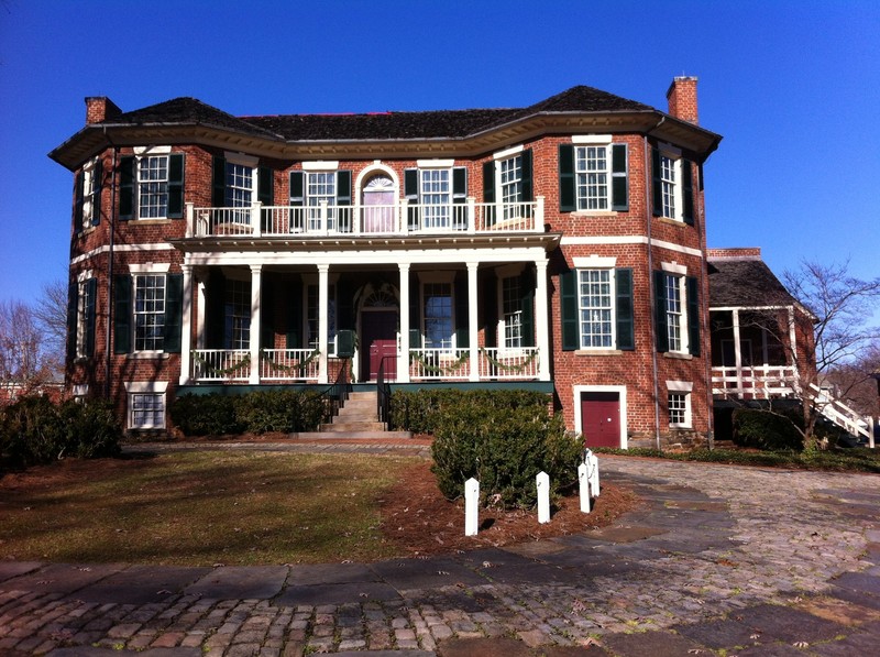 The exterior of the home